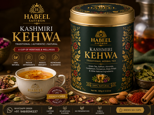 Kashmiri  saffron kehwa